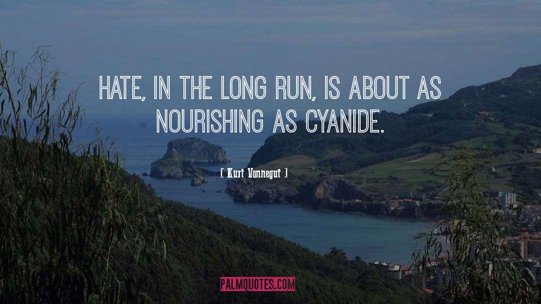 Running Endorphins quotes by Kurt Vonnegut