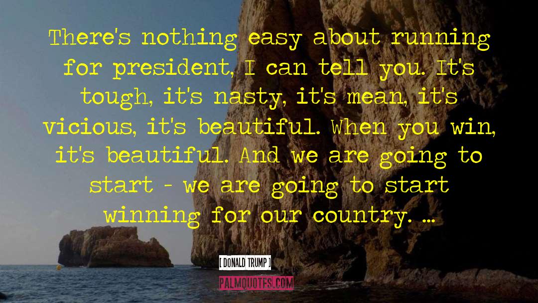 Running For President quotes by Donald Trump