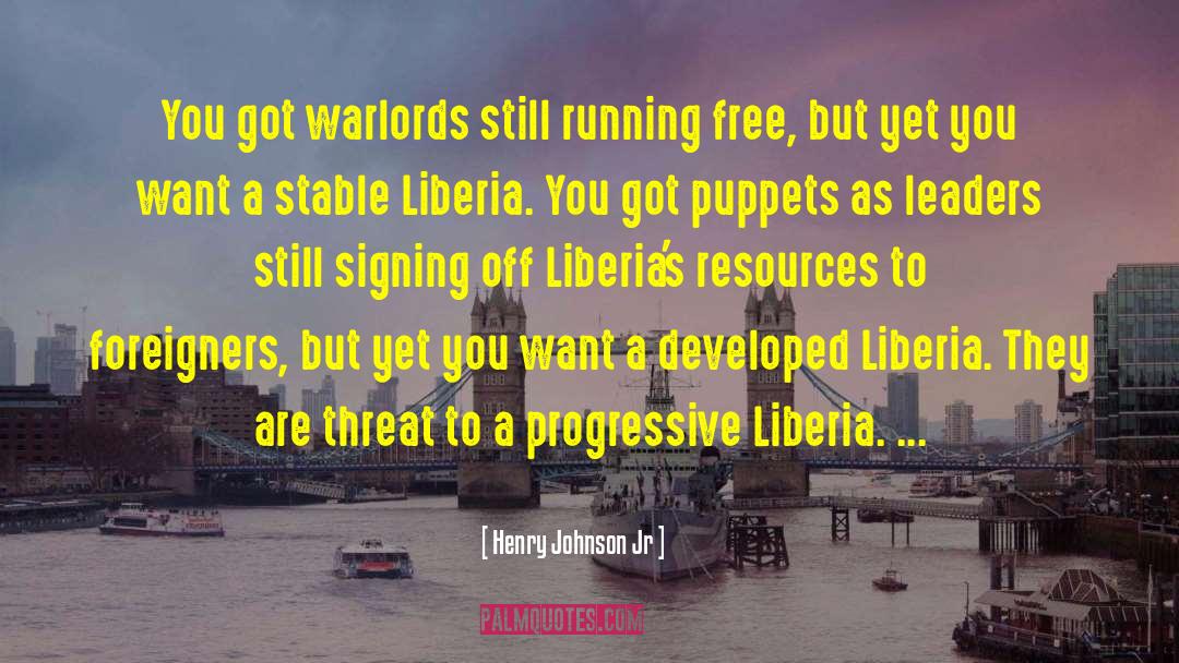 Running Free quotes by Henry Johnson Jr