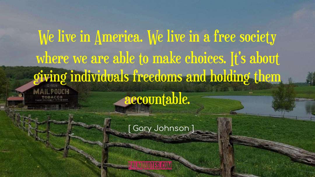 Running Free quotes by Gary Johnson