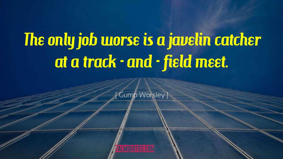 Running Funny quotes by Gump Worsley