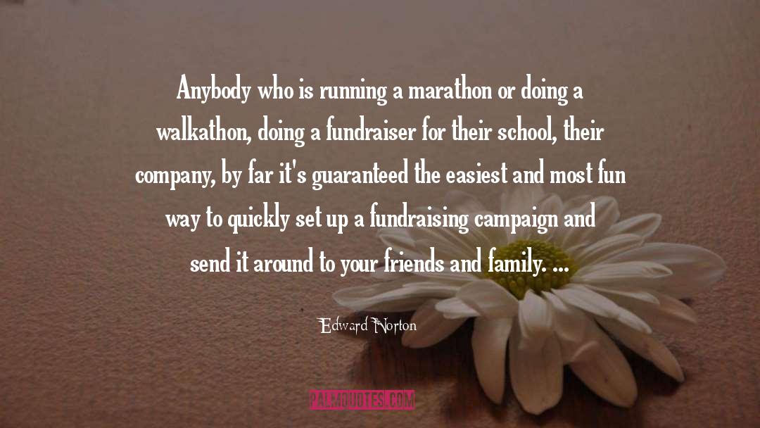 Running Marathon quotes by Edward Norton