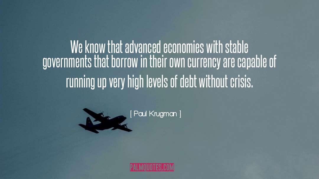 Running Scared quotes by Paul Krugman