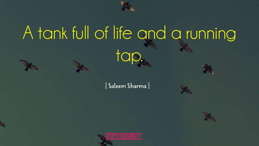 Running Tank Tops quotes by Saleem Sharma