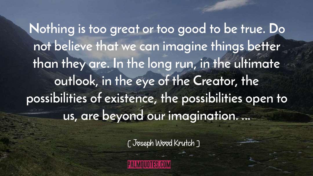 Running Training quotes by Joseph Wood Krutch