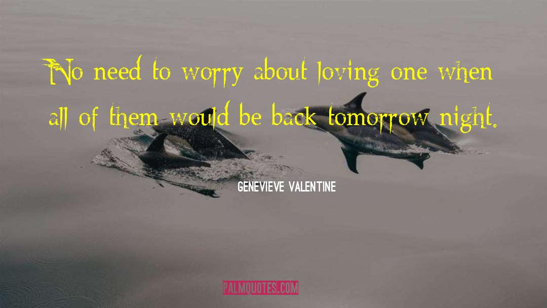 Running Valentine quotes by Genevieve Valentine