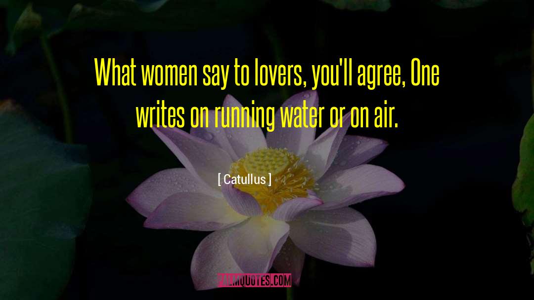 Running Water quotes by Catullus