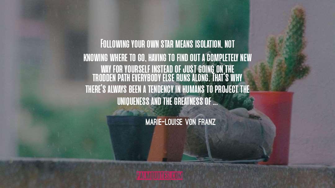Runs quotes by Marie-Louise Von Franz