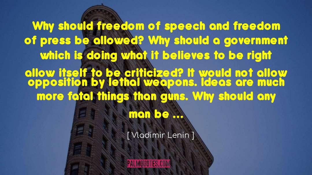 Runshaws Gun quotes by Vladimir Lenin