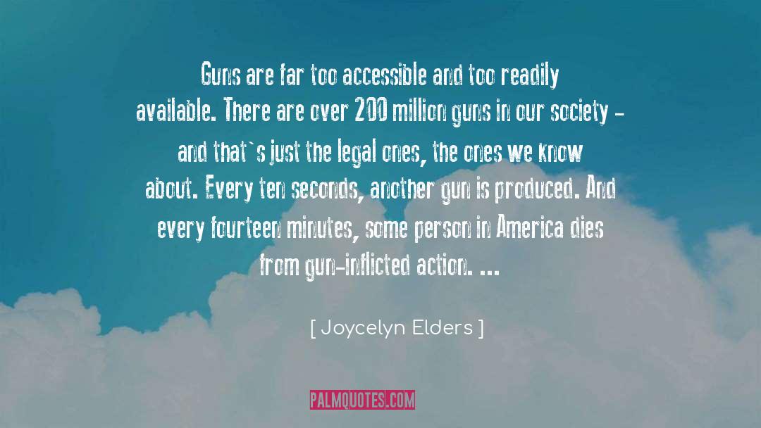 Runshaws Gun quotes by Joycelyn Elders