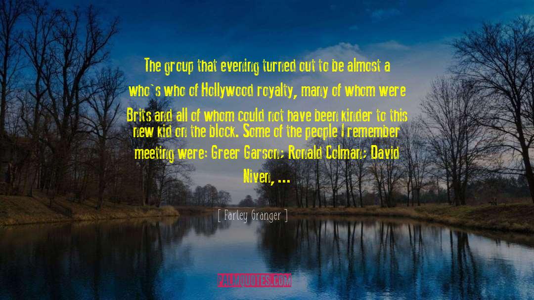 Rupert Greeves quotes by Farley Granger