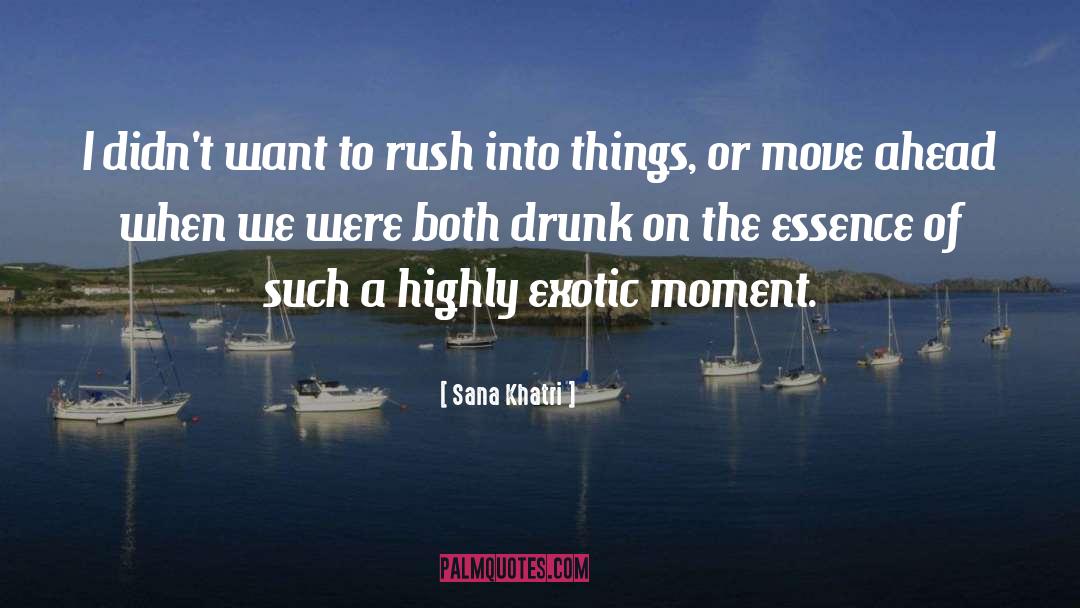 Rush Into quotes by Sana Khatri