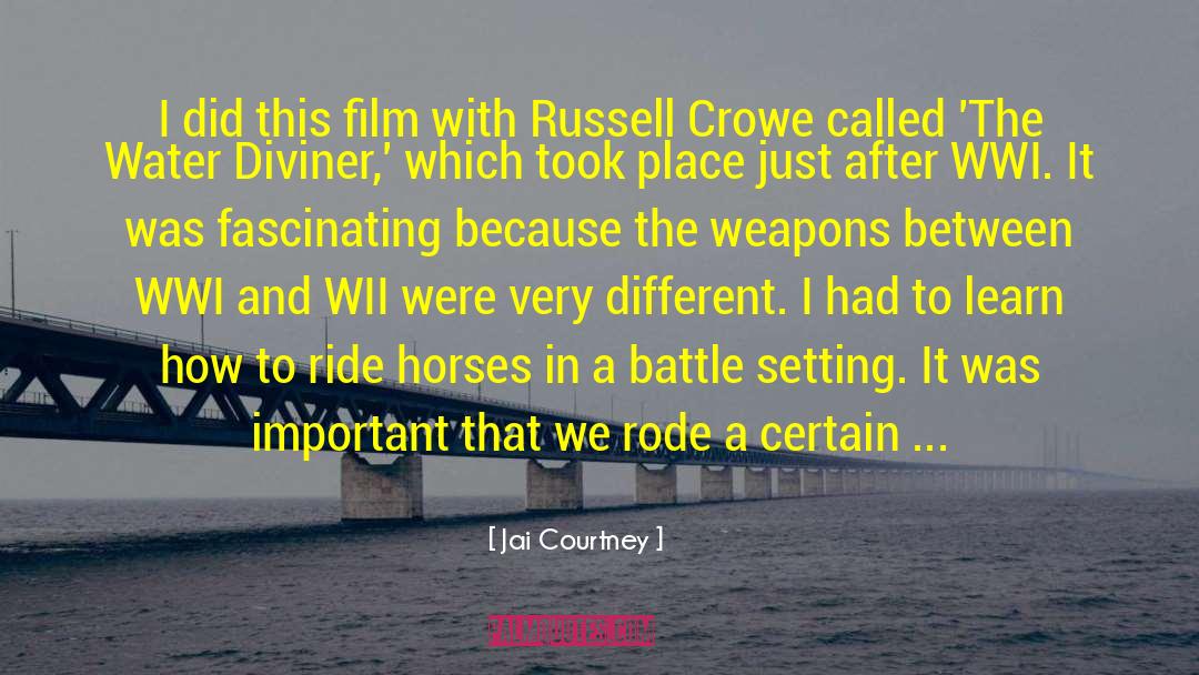 Russell Crowe Oscar quotes by Jai Courtney