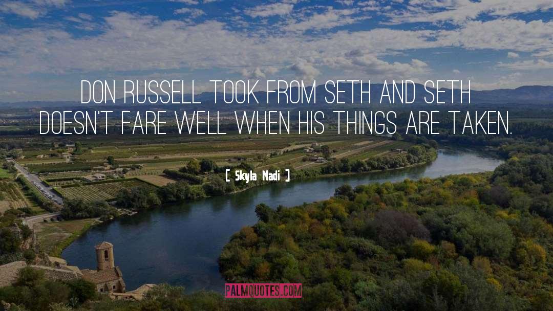 Russell Marsh quotes by Skyla Madi