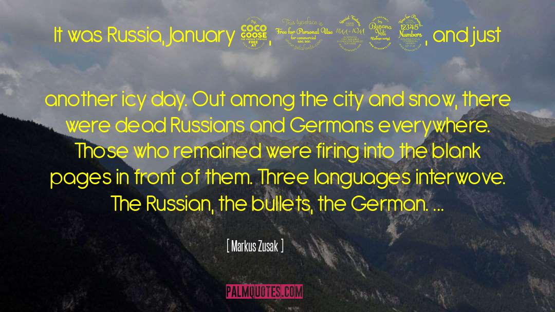 Russian Federation quotes by Markus Zusak