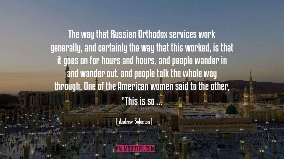 Russian Folklore quotes by Andrew Solomon