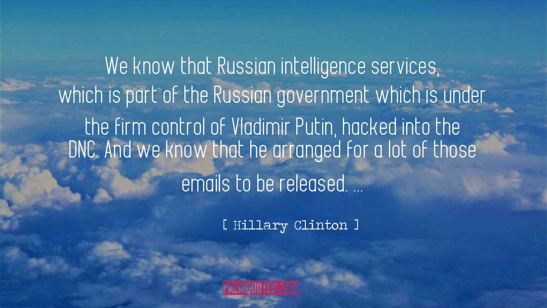 Russian Government quotes by Hillary Clinton