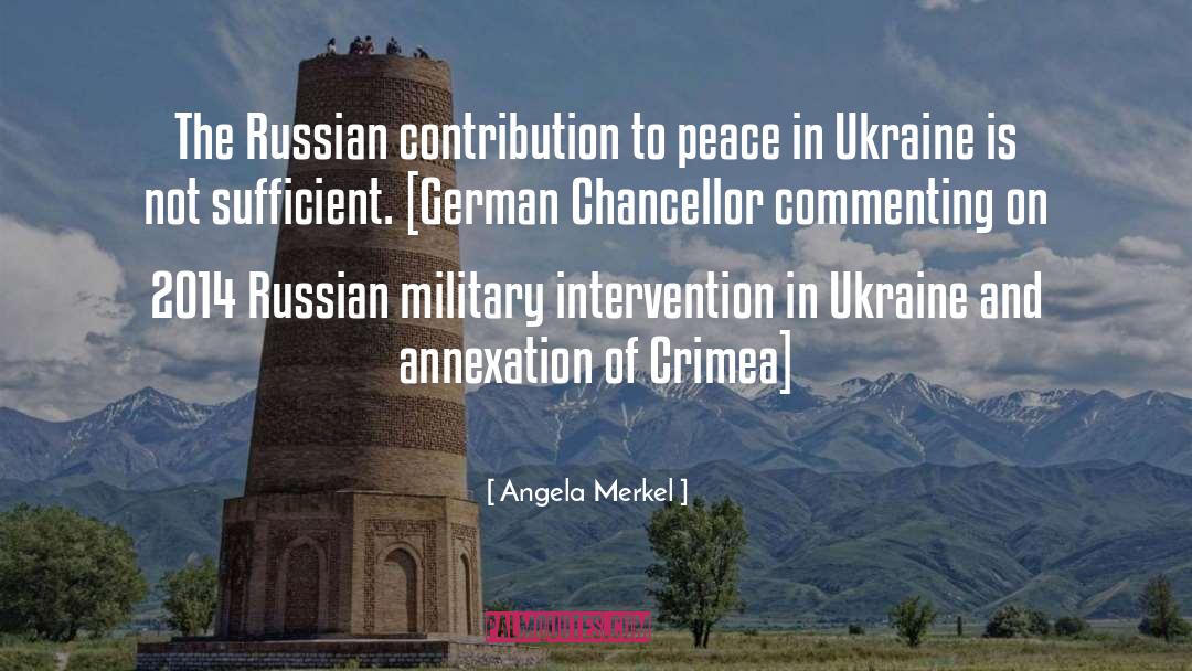 Russian Military quotes by Angela Merkel