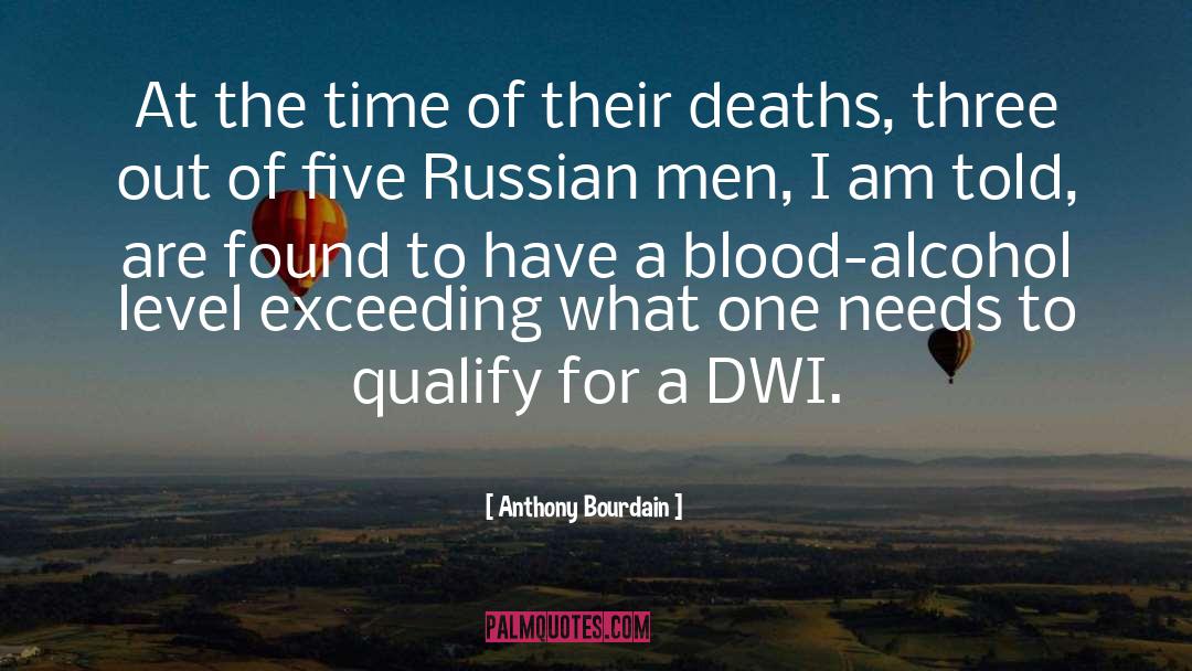Russian quotes by Anthony Bourdain