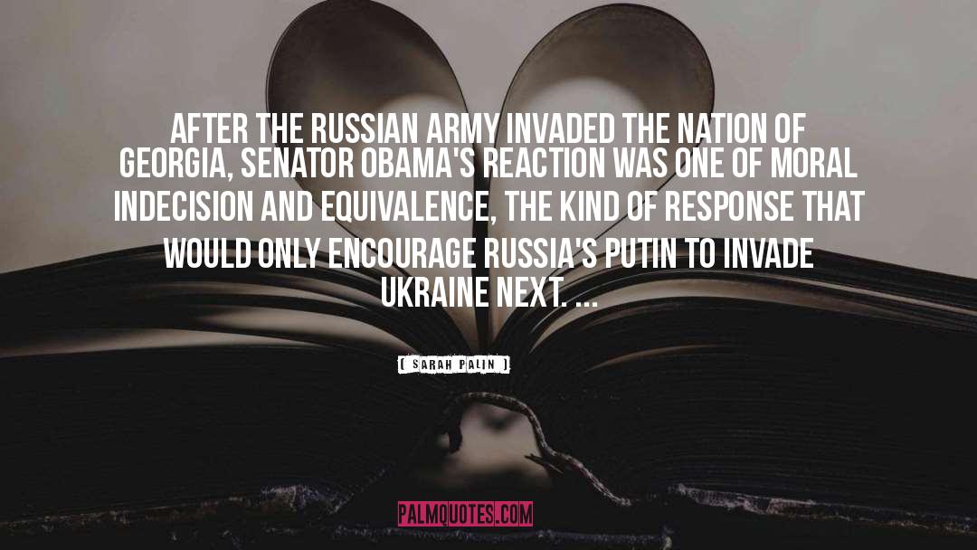 Russian Roulette quotes by Sarah Palin