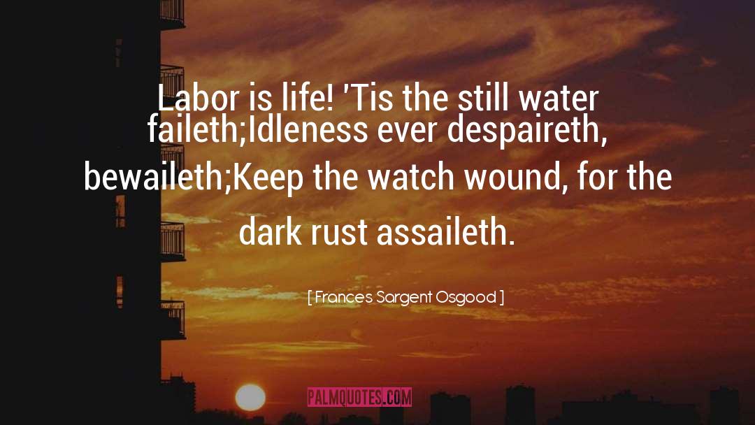 Rust quotes by Frances Sargent Osgood