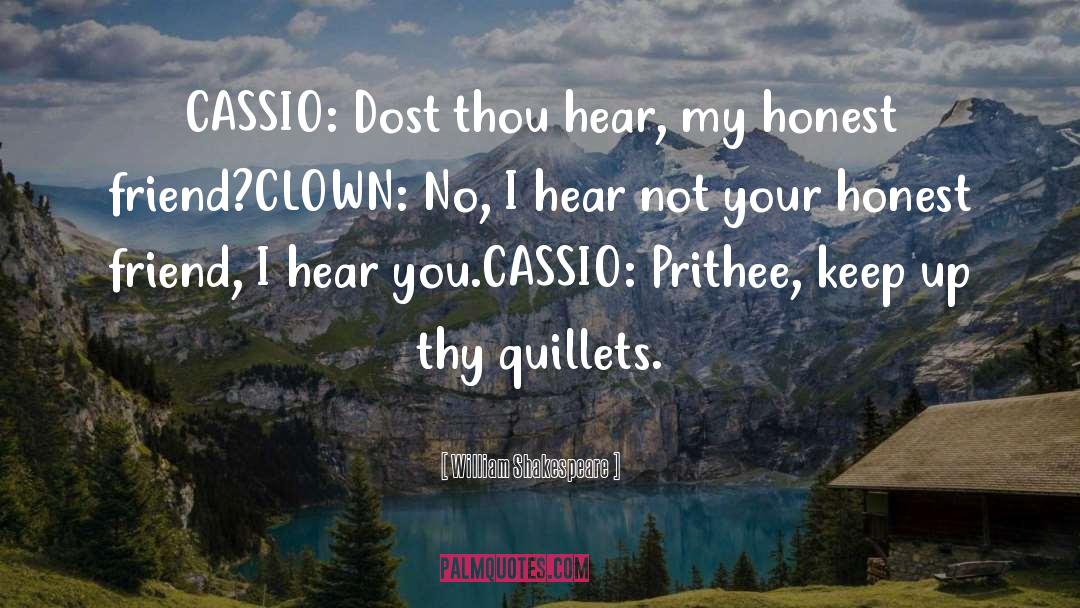 Rustic Clown Humor quotes by William Shakespeare