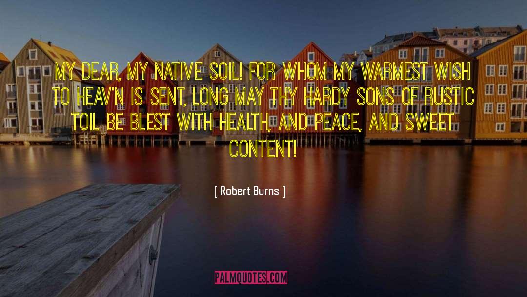 Rustic quotes by Robert Burns