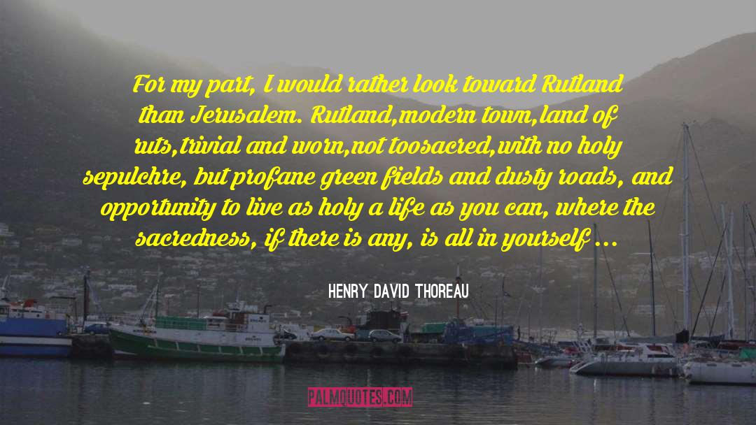 Ruts quotes by Henry David Thoreau