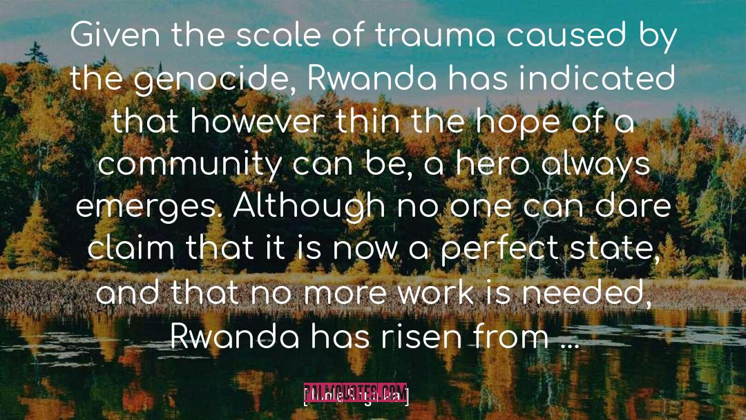 Rwanda quotes by Wole Soyinka