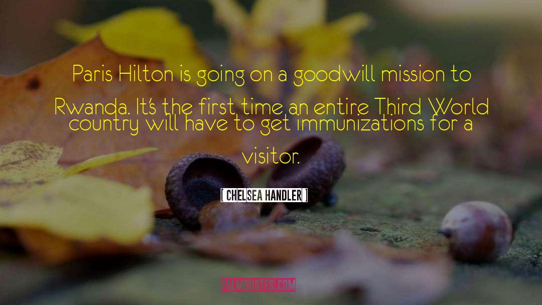 Rwanda quotes by Chelsea Handler