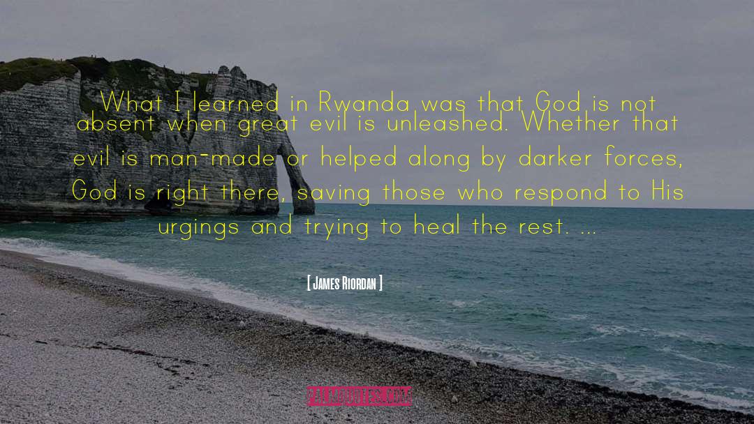 Rwanda quotes by James Riordan