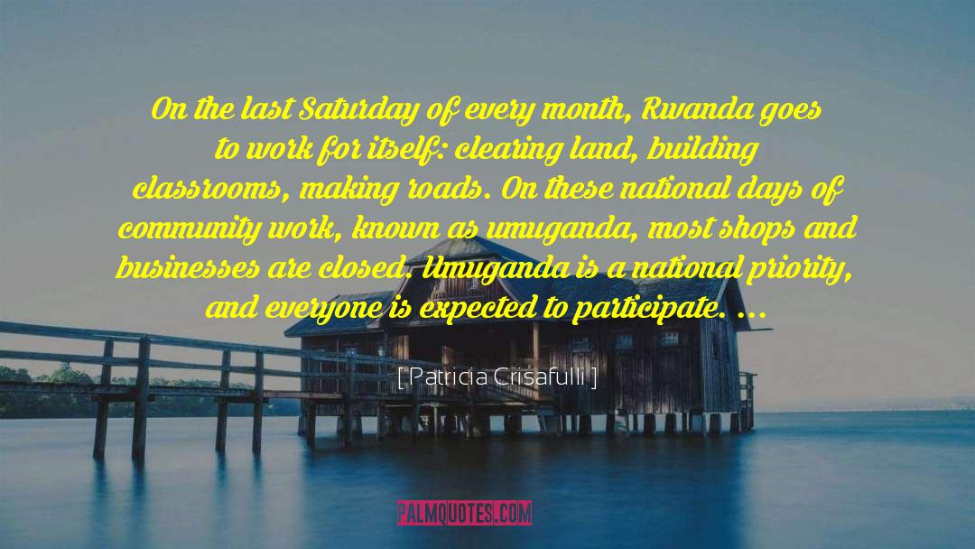 Rwanda quotes by Patricia Crisafulli