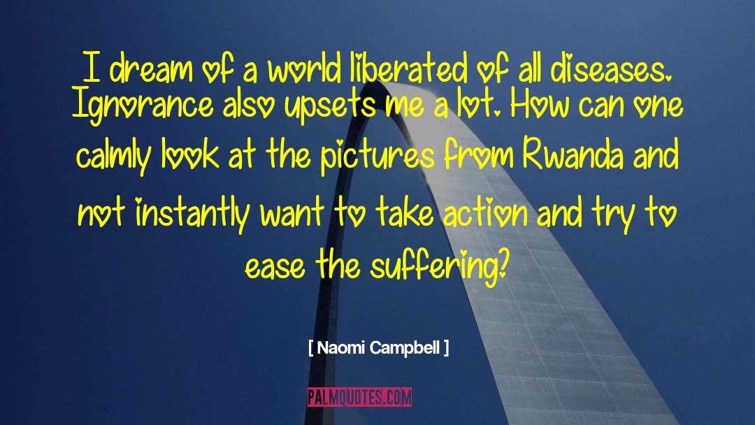 Rwanda quotes by Naomi Campbell