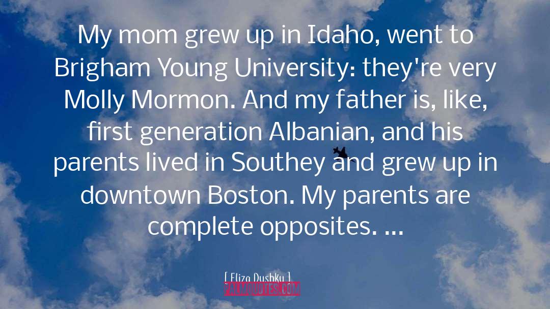 Rydalch Idaho quotes by Eliza Dushku