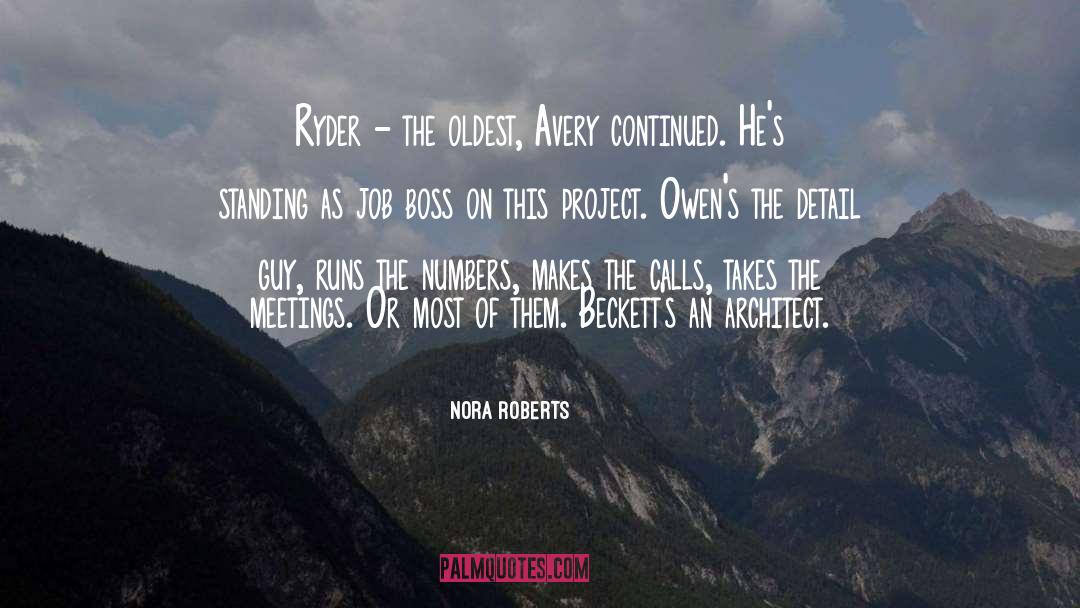 Ryder quotes by Nora Roberts