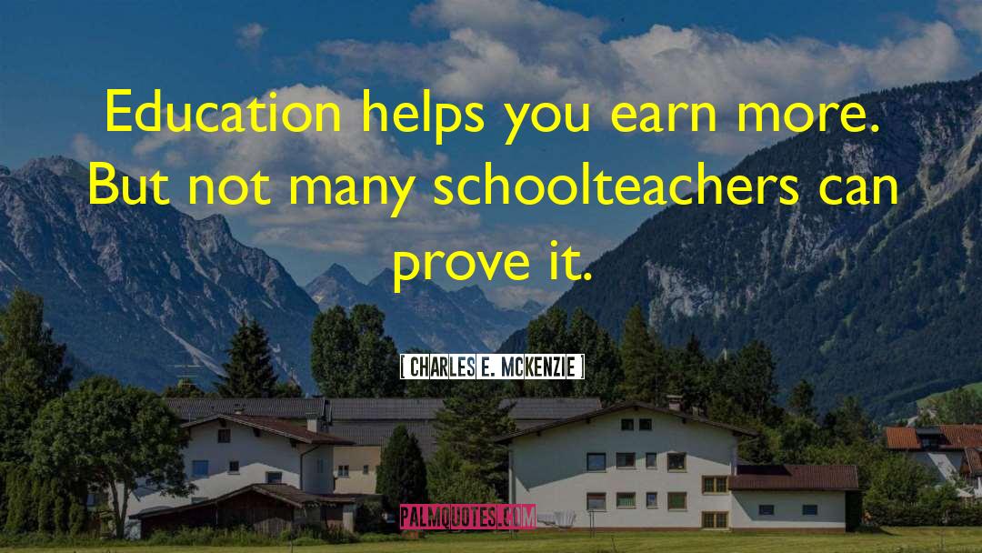 Sabaragamuwa Education quotes by Charles E. McKenzie