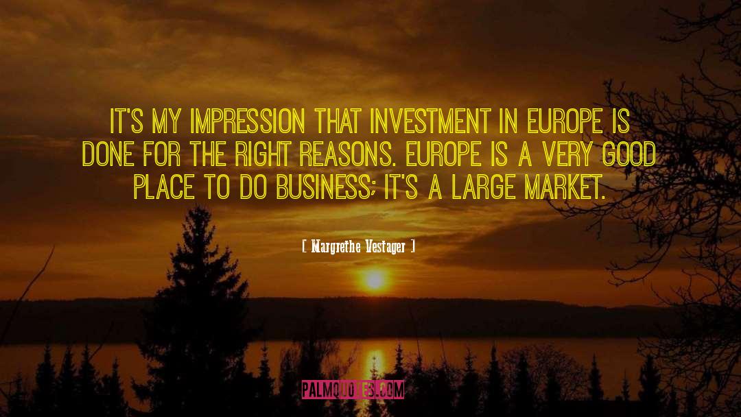 Sabatelles Market quotes by Margrethe Vestager