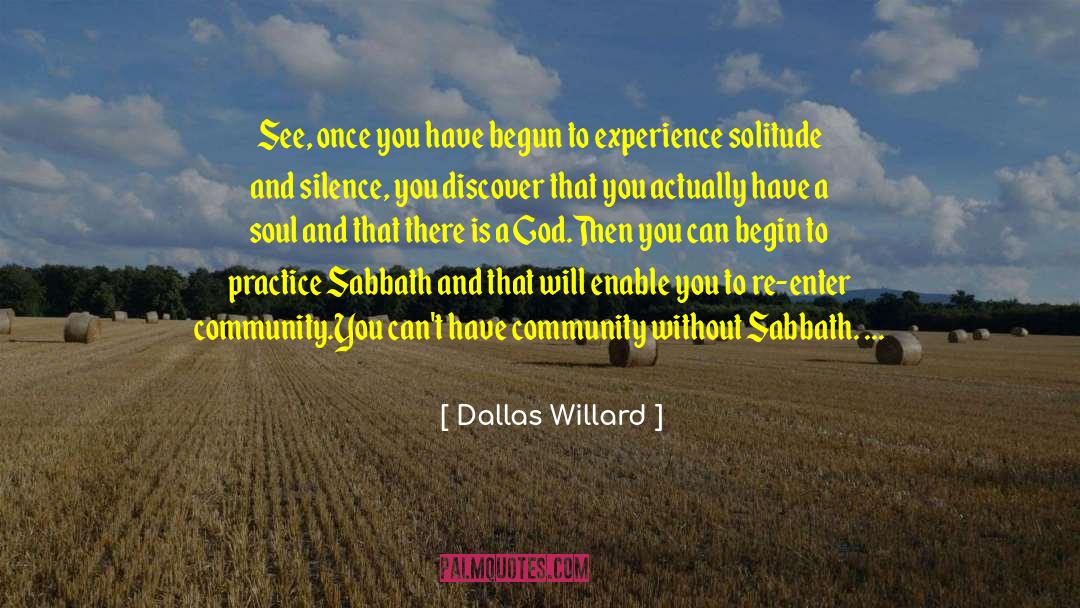 Sabbath quotes by Dallas Willard