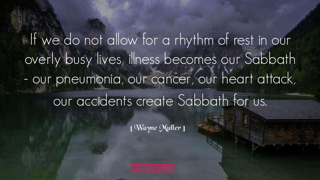 Sabbath quotes by Wayne Muller