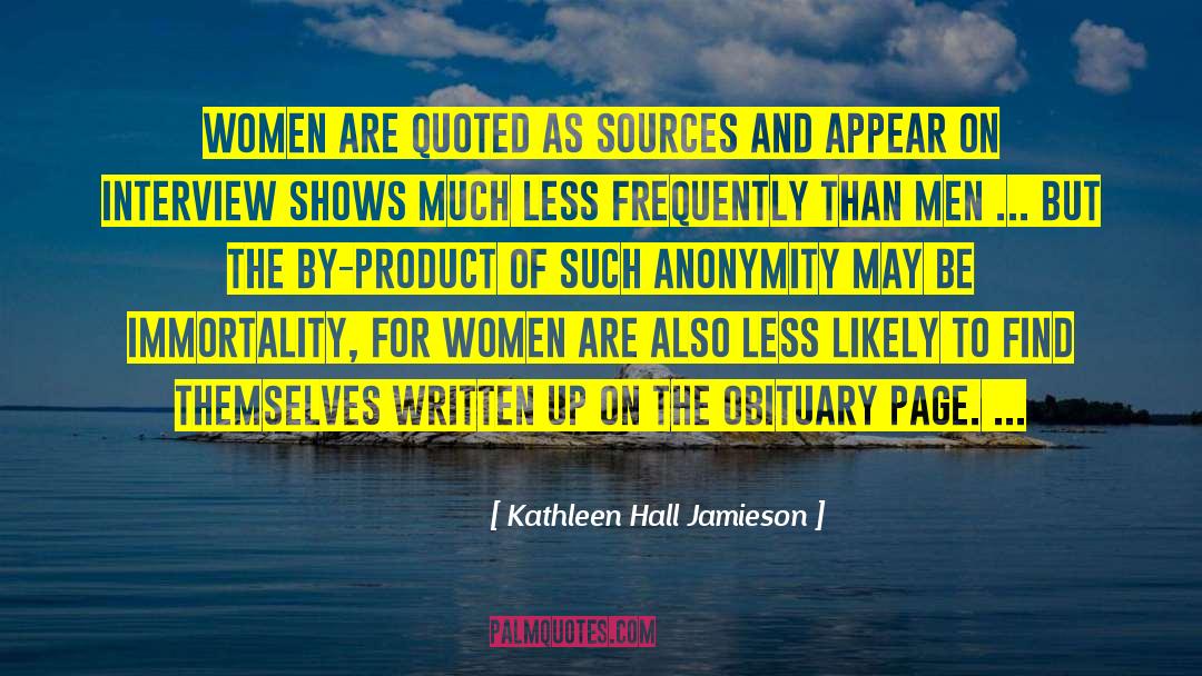 Saberman Obituary quotes by Kathleen Hall Jamieson