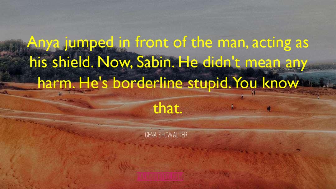 Sabin quotes by Gena Showalter