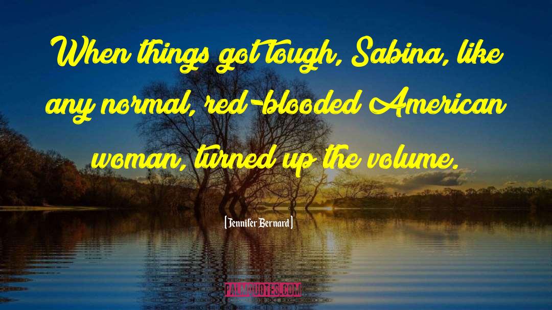 Sabina quotes by Jennifer Bernard