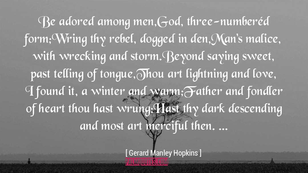 Sabines Rebel quotes by Gerard Manley Hopkins