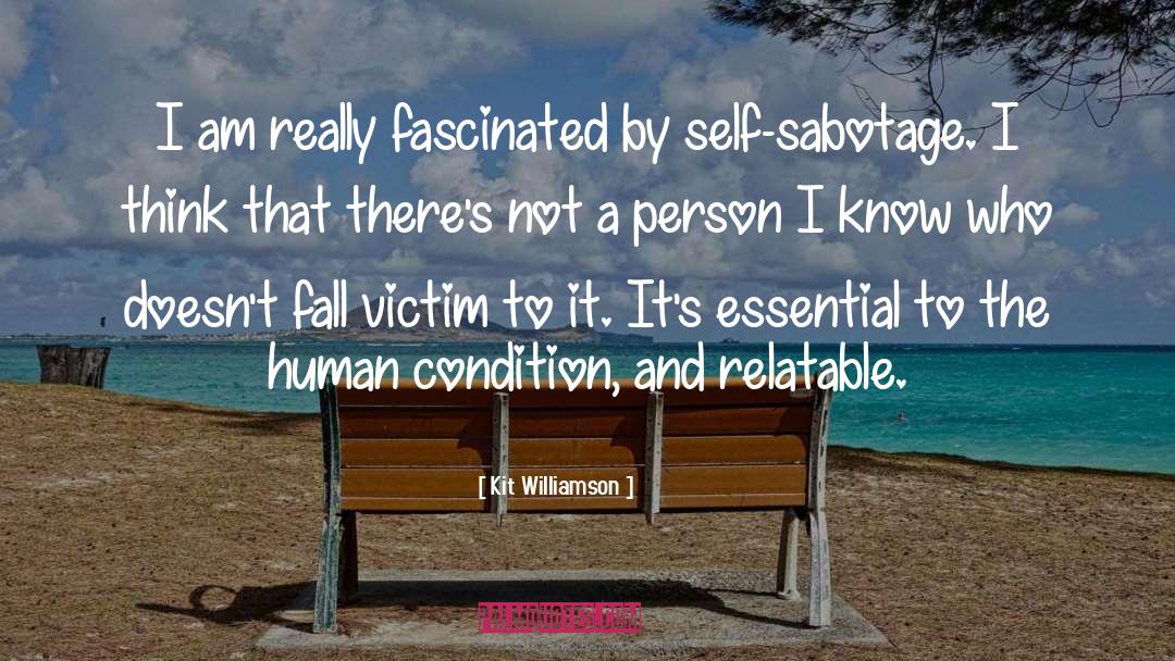 Sabotage quotes by Kit Williamson