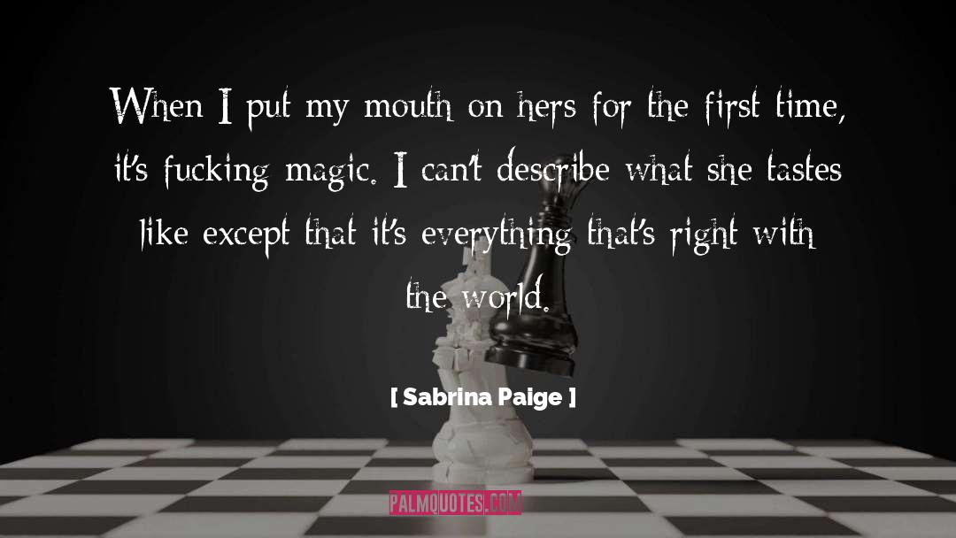 Sabrina Fedel quotes by Sabrina Paige
