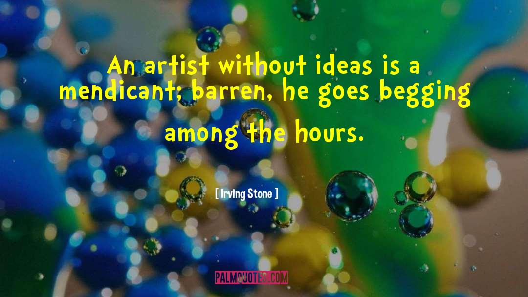 Sabzi Artist quotes by Irving Stone