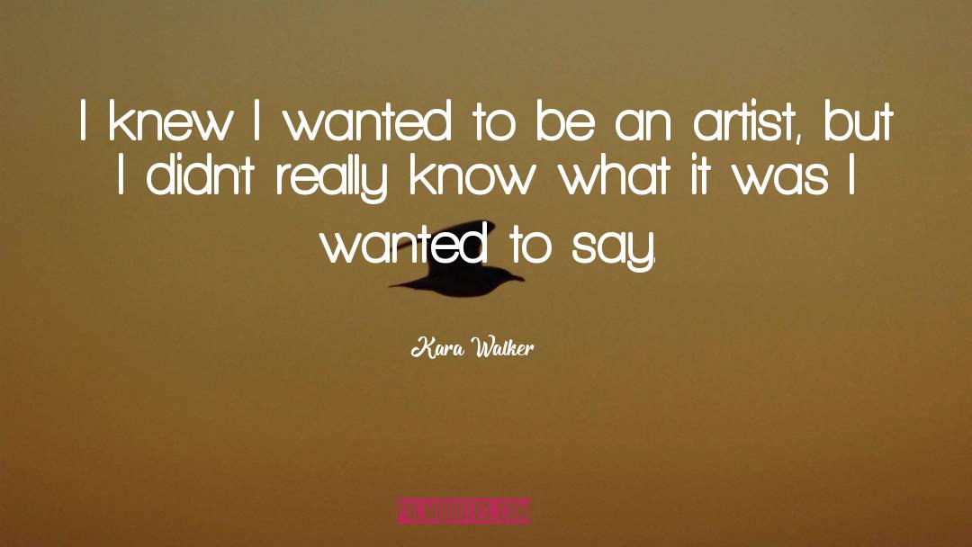 Sabzi Artist quotes by Kara Walker