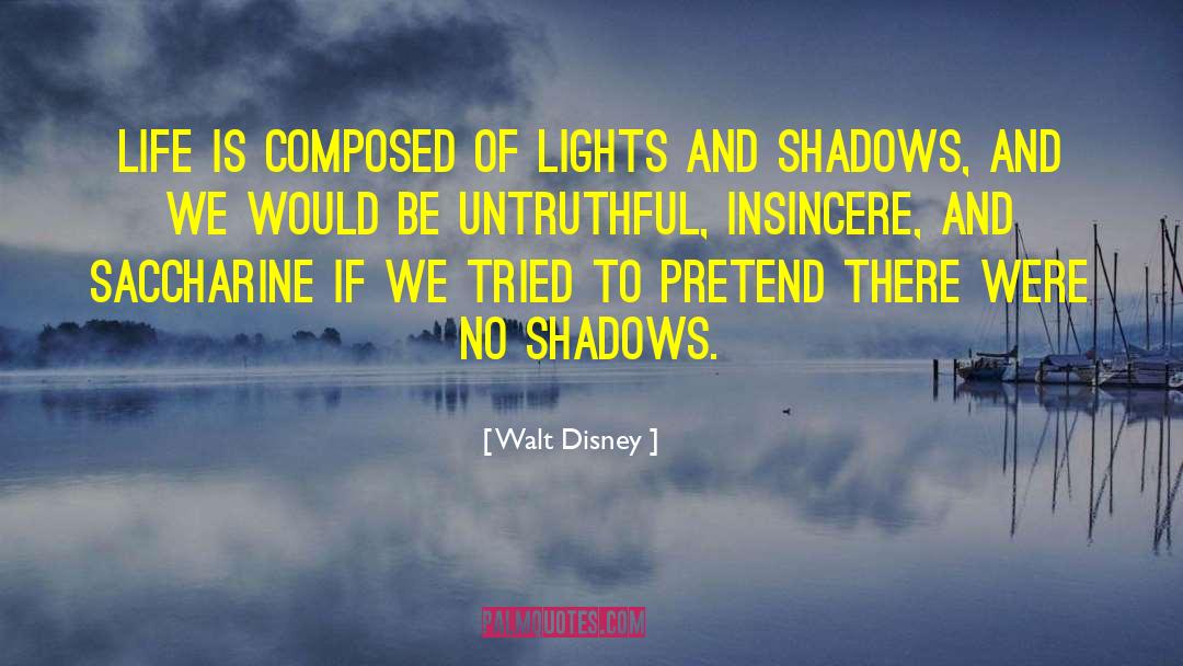 Saccharine quotes by Walt Disney