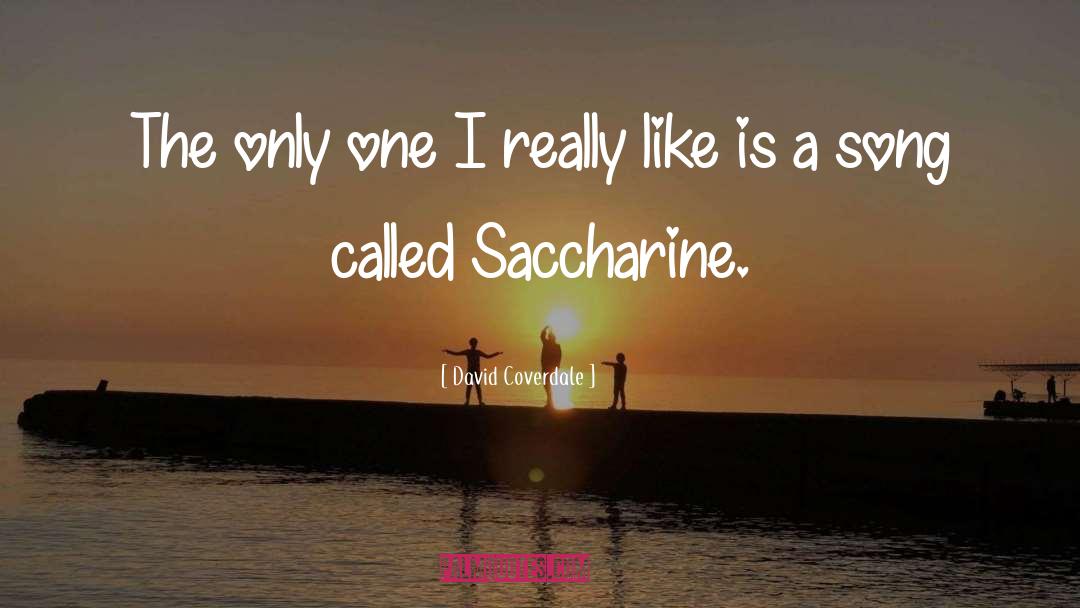 Saccharine quotes by David Coverdale