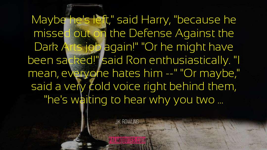 Sacked quotes by J.K. Rowling